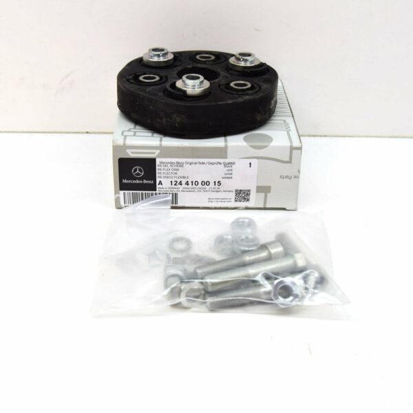A1244100015 - NEW MB E W124 PROPELLER SHAFT FRONT FLEXIBLE JOINT DISC KIT A1244100015