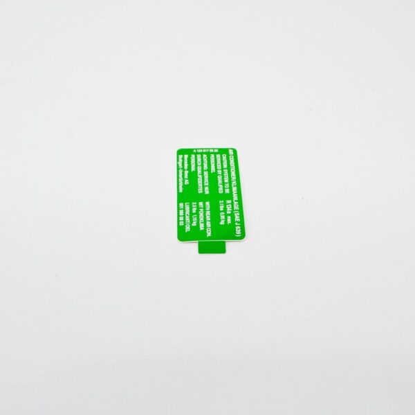 A1248178620 - MERCEDES-BENZ E W124 REFRIGERANT GUIDE PLATE A1248178620 NEW GENUINE