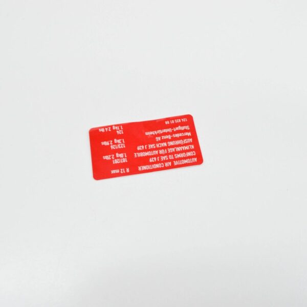 A1248350188 - Mercedes-Benz E W124 Refrigerant Plate Plate A1248350188 NEW GENUINE