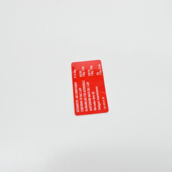 A1248350188 - Mercedes-Benz E W124 Refrigerant Plate Plate A1248350188 NEW GENUINE