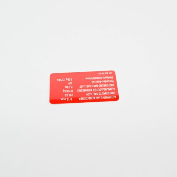 A1298350088 - NEW MERCEDES-BENZ SL R129 COLD PLATE A1298350088 ORIGINAL