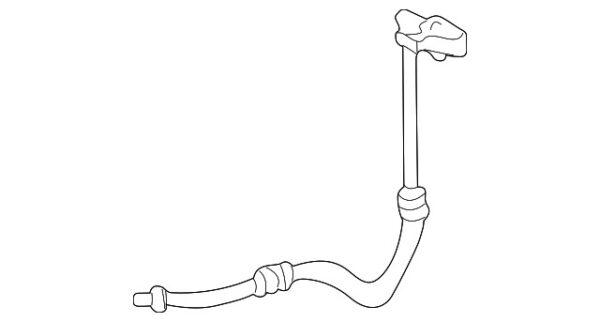 A1372300056 - Mercedes-Benz A/C refrigerant drain hose A1372300056