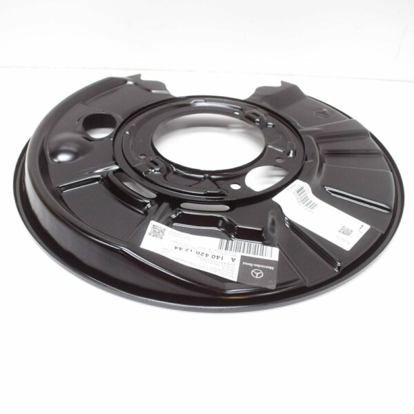 A1404201244 - NEW MB S W140 REAR LEFT WHEEL BRAKE PROTECTIVE PLATE A1404201244 ORIGINAL