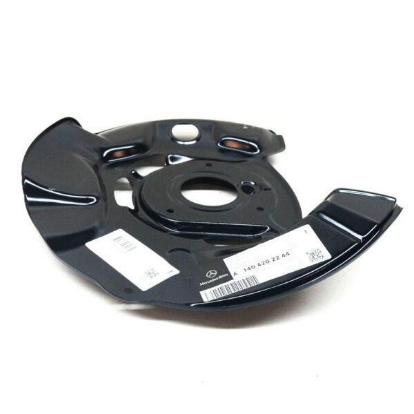 A1404202244 - NEW MB S W140 FRONT LEFT WHEEL BRAKE PROTECTIVE PLATE A1404202244 ORIGINAL