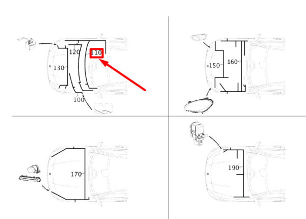 A1565404906 - NEW MB CLA C117 RADAR SENSOR CONNECTION WIRING HARNESS RHD A1565404906 ORIGINAL