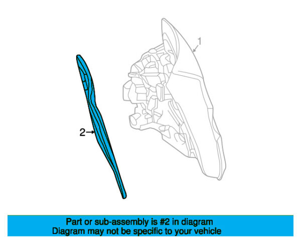 A156826029164 - Mercedes-Benz GLA-Class X156 Right Rear Light Gasket A156826029164