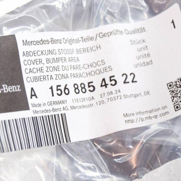 A1568854522 - MERCEDES-BENZ GLA X156 Front Left Bumper Area Cover A1568854522 NEW GENUINE