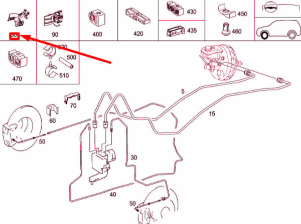 A1644210794 - New MB ML W164 Suspension Strut Left And Right Front Bracket A1644210794