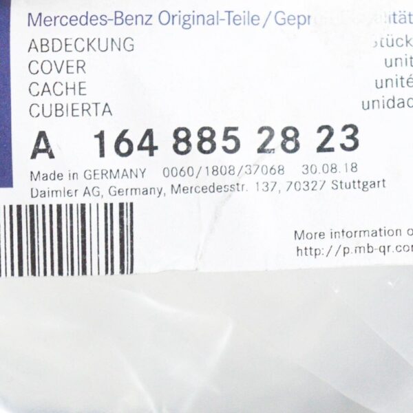 A1648852823 - MERCEDES-BENZ ML W164 Front Bumper Right Fog Light Chrome Trim A1648852823 NEW
