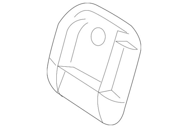 A1649310197 - NEW MB GLS GL CLASS REAR LEFT FOLDING SEAT LATCH RELEASE HANDLE BEZEL GENUINE