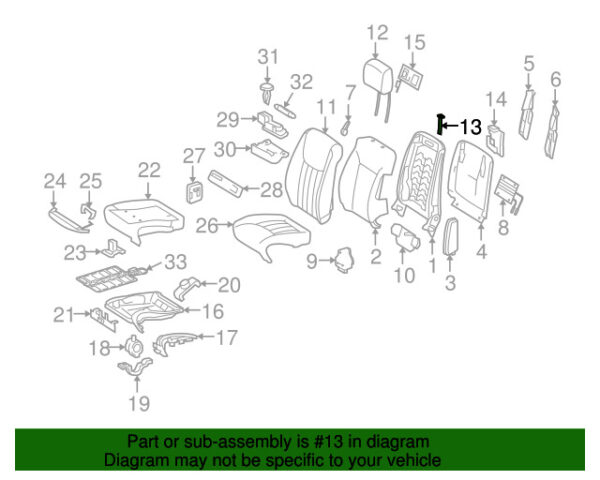 A16497004417E94 - NEW MERCEDES-BENZ M GL-CLASS FRONT HEADREST GUIDE A16497004417E94 GENUINE