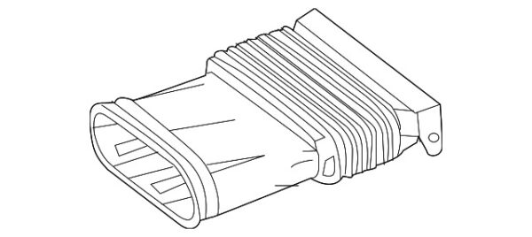 A1665000061 - NEW MERCEDES-BENZ M GL-CLASS ENGINE AIR INLET HOSE A1665000061 GENUINE
