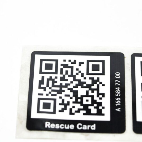 A1665847700 - NEW MERCEDES-BENZ GL X166 INFORMATION LABEL A1665847700 ORIGINAL