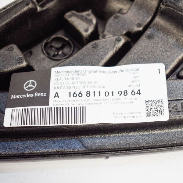 A166811019864 - Mercedes Benz GLS X166 Left Mirror Gasket A1668110198 64 NEW REAL