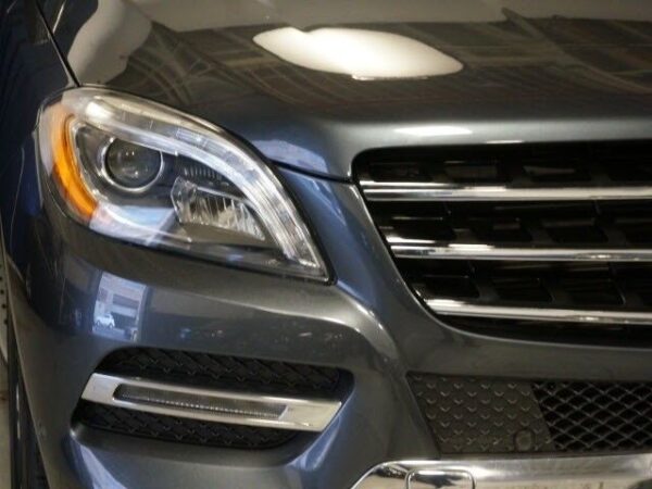 A1668850874 - New Genuine MB ML W166 Front Bumper DRL Light Chrome Trim Right Left Set OEM