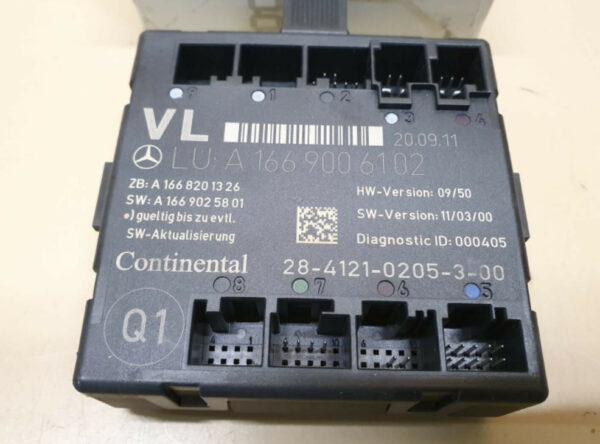 A1669006102 - NEW MERCEDES-BENZ B W246 FRONT LEFT DOOR CONTROL UNIT A1669006102 ORIGINAL