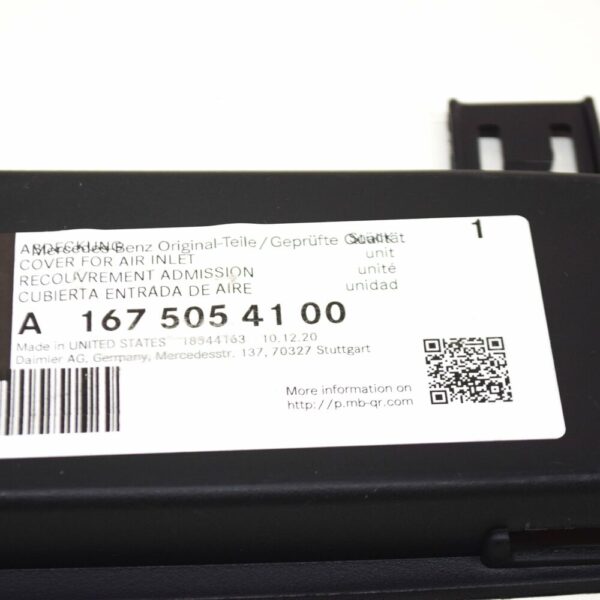 A1675054100 - MERCEDES-BENZ GLE W167 Left Air Inlet Cover A1675054100 NEW GENUINE