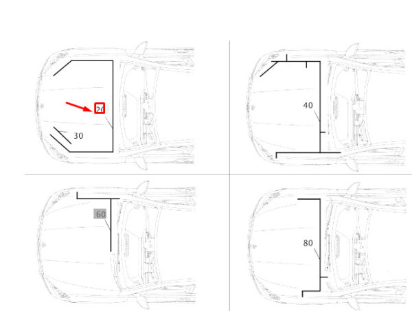 A1675406642 - New MERCEDES-BENZ GLE W167 Body-Side Engine Wiring Harness A1675406642