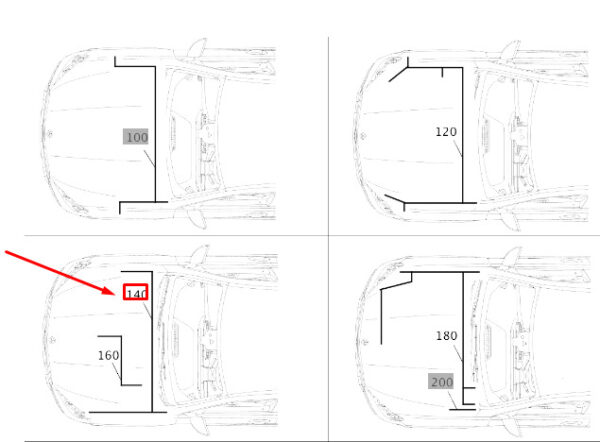 A1675409802 - NEW MB GLE W167 LEVEL CONTROL ELECTRICAL WIRING HARNESS LHD A1675409802