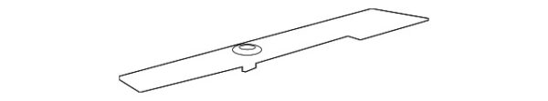 A1678104303 - Mercedes-Benz GLE-Class W167 door trim insert rear left top