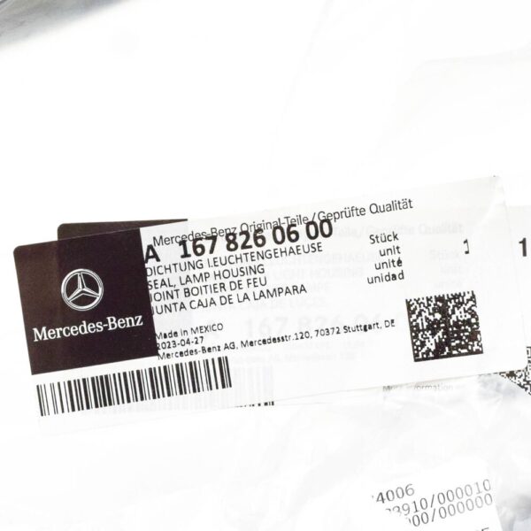 A1678260600 - MERCEDES-BENZ GLE W167 Front Right Lamp Housing Seal A1678260600 NEW GENUINE