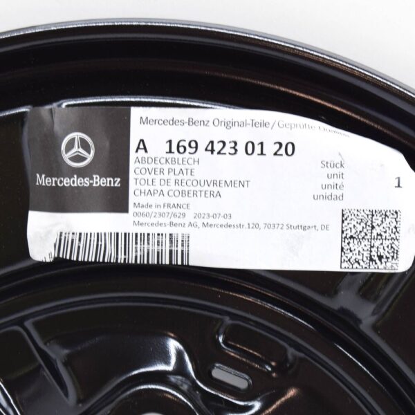 A1694230120 - Mercedes-Benz W169 A-Class Left REAR Brake Backing Plate A1694230120 NEW