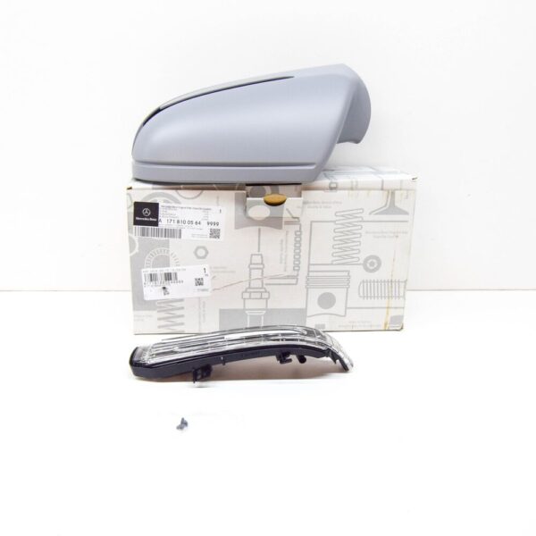 A17181004649775 - MB SLK R171 Front Right Mirror Trim With Light A17181004649775 NEW