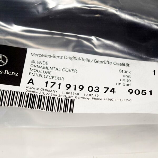 A17191903749051 - New MERCEDES BENZ SLK R171 Front Left Seat Cover A17191903749051