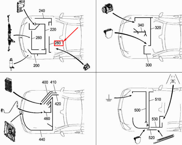 A1725402102 - NEW MERCEDES-BENZ SLK R172 HEATED WASH SHOWER FREE A1725402102 GENUINE