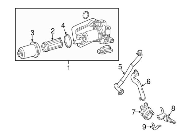 A1765040040 - NEW MERCEDES-BENZ GLA-CLASS ENGINE WATER PUMP A1765040040 ORIGINAL