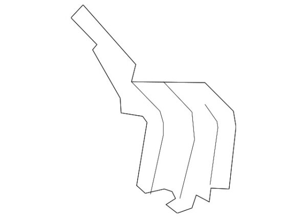 A1765460180 - NEW MERCEDES-BENZ GLA CLA CLASS LEFT ABS WHEEL SPEED SENSOR BRACKET ORIGINAL