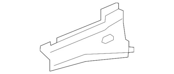 A1766360144 - Mercedes-Benz A-Class W176 Left Sill Amplification Mount A1766360144