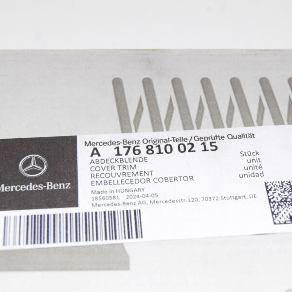 A1768100215 - Mercedes-Benz W176 A-Class Right Wing Mirror Black Under Trim A1768100215 NEW