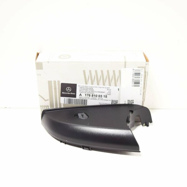 A1768100315 - NEW MERCEDES-BENZ W176 A-CLASS LEFT WING MIRROR BLACK UNDER TRIM A1768100315
