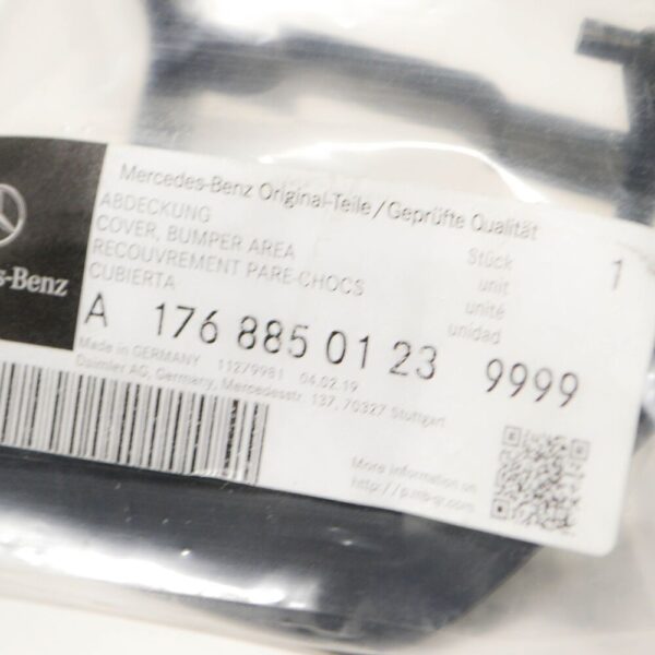 A17688501239999 - Mercedes Benz A W176 Left Headlight Washer Cover Cap A17688501239999 NEW GENUINE