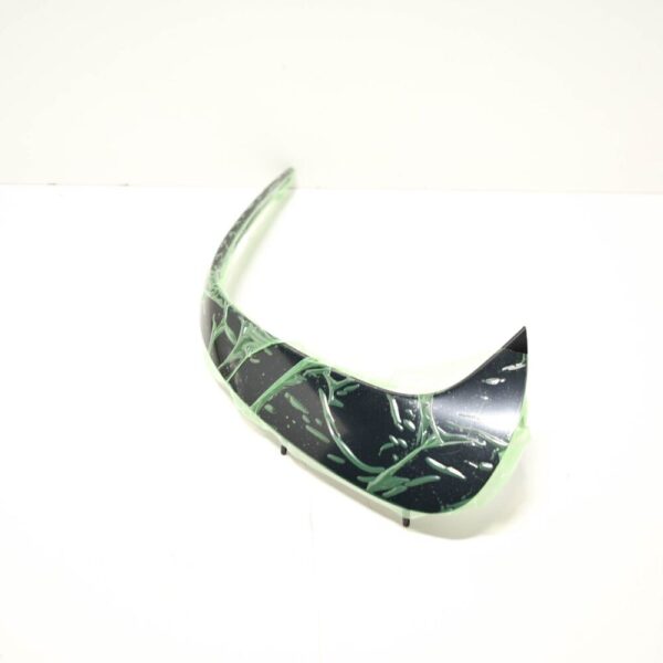 A1768855000 - NEW MB A W176 AMG FRONT BUMPER RIGHT GLOSS BLACK FLICK A1768855000 OEM