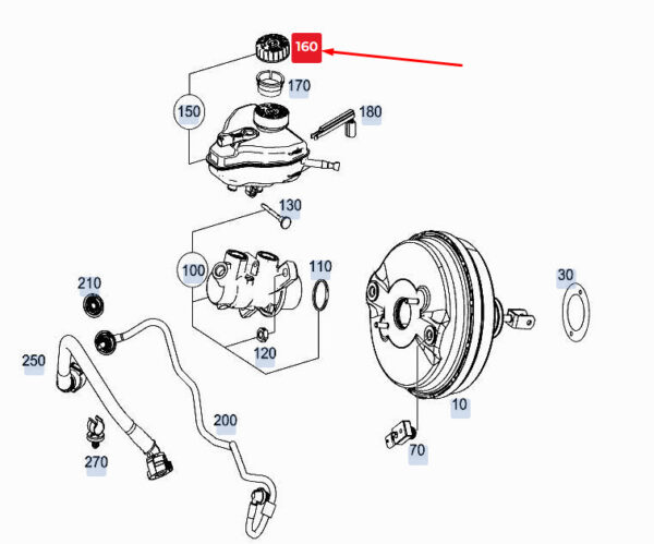 A1774320000 - Mercedes-Benz GLE W167 Balancing Container Threaded Lid A1774320000 NEW ORIGINAL