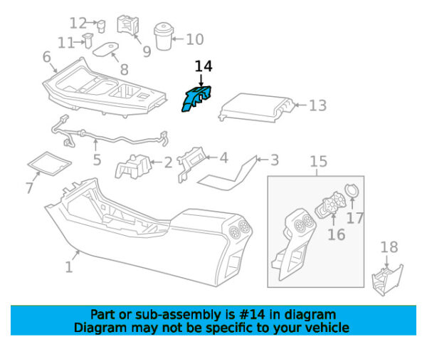 A17768033018T92 - Mercedes-Benz A-Class W177 Center Console Trim A17768033018T92