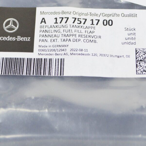 A1777571700 - MERCEDES-BENZ A W177 Fuel Tank Filler Flap Panel A1777571700 NEW GENUINE