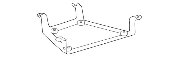 A1781530140 - NEW MERCEDES-BENZ AMG UPPER CLASS ENGINE CONTROL MODULE MOUNT A1781530140