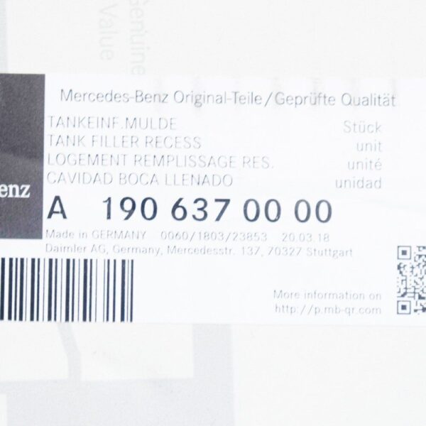 A1906370000 - Mercedes-Benz AMG GT GT S Tank Lid A1906370000 NEW REAL