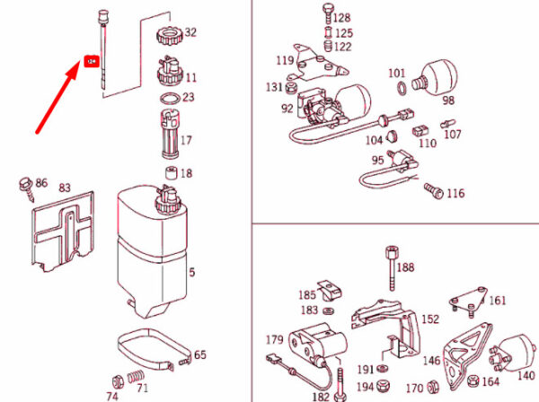 A2013200259 - NEW MERCEDES-BENZ S W140 OIL DIP STICK LEVEL INDICATOR A2013200259 ORIGINAL