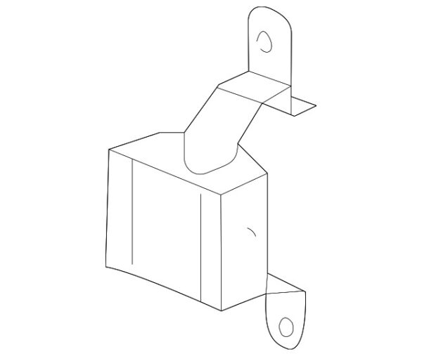 A202880071467 - Mercedes-Benz C-Class W202 Front Left Bumper Impact Absorber Bracket