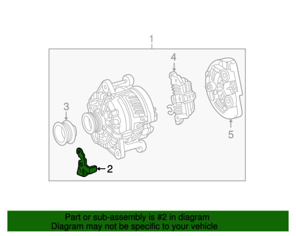 A2032770340 - NEW MERCEDES-BENZ E CLS-CLASS LOWER ALTERNATOR BRACKET A2032770340