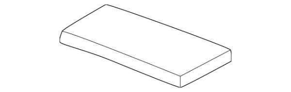 A2036800068 - Mercedes-Benz C-Class W203 rear console mat A2036800068