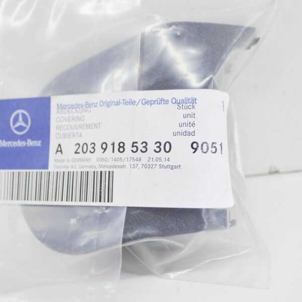 A2039185330 - MB C W203 seat belt cover front left A20391853309051, original part