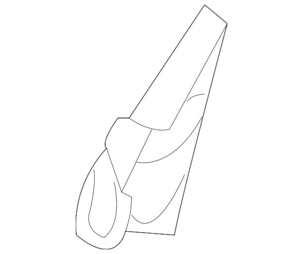 A2047270490 - Mercedes-Benz C-Class W204 gasket exterior mirror right A2047270490