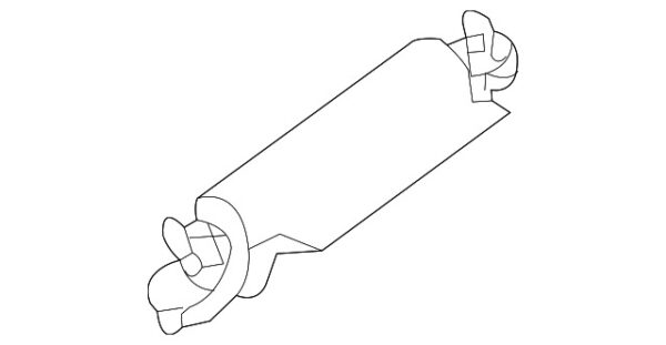 A20474315729051 - Mercedes-Benz C-Class W204 tailgate pull handle rear left A20474315729051
