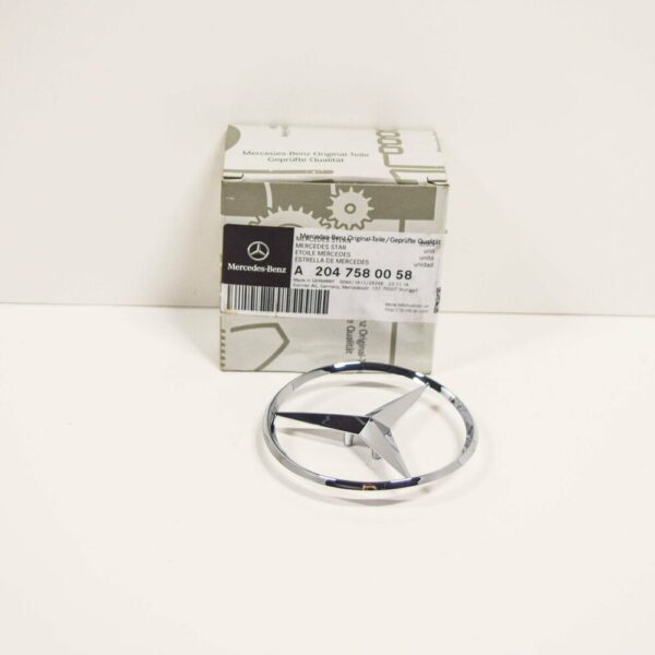 A2047580058 - NEW MB C-CLASS W204 REAR TRUNK BOOT LID STAR EMBLEM BADGE A2047580058 ORIGINAL