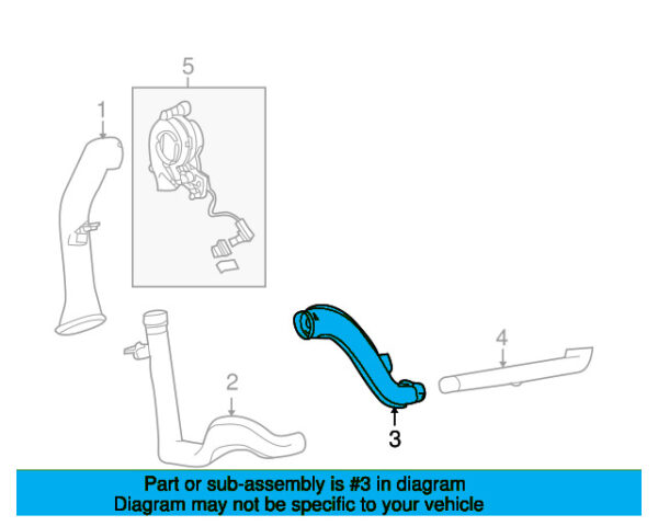 A2048321645 - Mercedes-Benz C-Class W204 Center Instrument Panel Air Channel A2048321645
